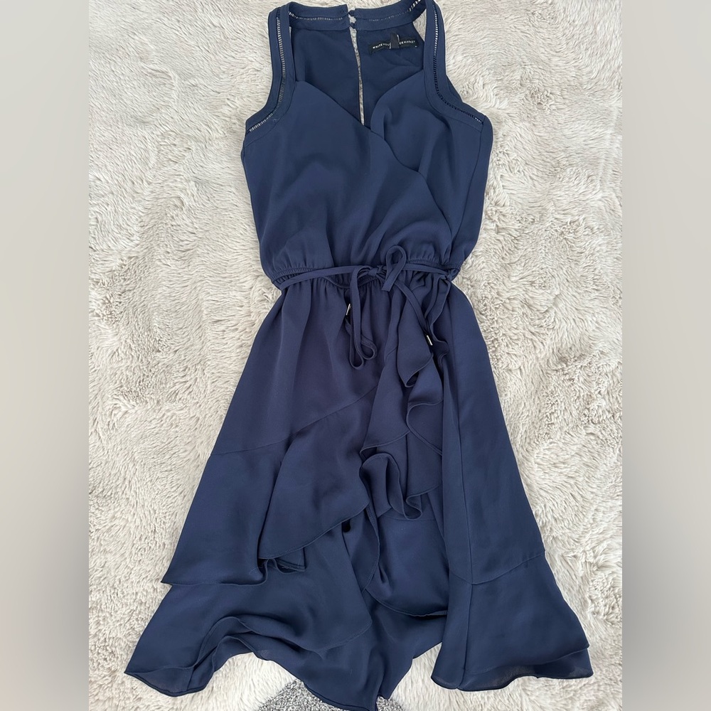 White House Black Market navy dress